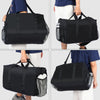 Large Sport Tote Bag, Waterproof Duffel Travel Bag Perfect as A Women/Man Weekender Carry-on Overnight Bags (Black)