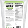 Z Natural Foods Ultra Whey Protein Isolate Powder - Pure, Unflavored, Unsweetened Whey Protein Powder - Flavorless Whey Isolate with Vital Proteins for Fitness, Sports Nutrition, Immune Support, 1 lb