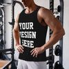 Custom Tank Top Your Design Here Customized Shirt Personalized Tank Top for Gym Running Custom Tank Tops Black Medium