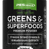 PEScience Greens & Superfoods Powder, Original, 30 Servings, Natural Chlorophyll with Turkey Tail Mushroom & Fruit Extracts Blend