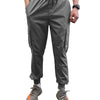 Southpole Men's Lightweight Tech Woven Jogger Pants, Cargo Pockets, Quick Dry, Grey, Small