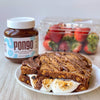 Pongo Cocoa Hazelnut Protein Spread - Low Sugar, Low Carb Sauce, Keto-Friendly Chocolate Dessert Topping (13 oz Jar)
