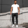 JIHUILAI Black Men's Sweatpants Fleece Active Workout Jogger Sweatpants for Men Running Gym with Pockets XL