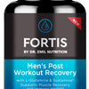 DR. EMIL NUTRITION Fortis Post-Workout Recovery Capsule for Men with L-Glutamine and Sustamine to Support Muscle Recovery & Immune Health, 30 Servings