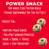 simplyFUEL Whole Food Protein Balls with Probiotics - Chocolate Coconut Peanut Butter Snacks - 8g Protein Snack - Gluten Free Energy Balls
