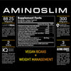 Amino Slim - Slimming BCAA Weight Loss Drink for Women, Vegan Amino Acids & L-Glutamine Powder for Post Workout Recovery & Fat Burning | Daily Appetite Suppressant, Metabolism Booster & Stress Relief