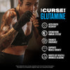 JNX SPORTS, The Curse! Glutamine, L-Glutamine Powder 5g - Support Muscle Recovery, Post Workout, 60 Servings, Unflavored