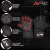 AYRO Ventilated Workout Gloves for Men & Women, Weightlifting & Gym Gloves with Built-in Wrist Wraps - Ideal for Fitness & Lifting (Vent Glove, Large)