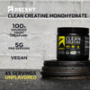 Ascent Clean Creatine Monohydrate Powder - 5G Per Serving, Creapure Creatine Supplement - Unflavored, 45 Servings