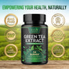 Green Tea Extract Pills - 98% Standardized EGCG 1300mg for Natural Extra Strength Energy - Supports Antioxidant & Heart Health - Herbal & Immune Support with Polyphenols - Max Potency - 120 Capsules