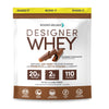 Designer Wellness, Designer Whey, Natural Whey Protein Powder with Probiotics, Fiber, and Key B-Vitamins for Energy, Gluten-Free, Gourmet Chocolate, 2 lb