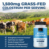 Colostrum Supplement 1500mg Per Serving - Grass Fed Colostrum Capsules - Bovine Colostrum Exclusively from First Milking, Supports Gut Health for Women and Men - Non GMO, Gluten Free, 90 Count