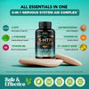 5HTP 400 mg Capsules - 5-HTP Supplement Tryptophan - Ashwagandha | L-Theanine | St. John's Wort | Vitamins B6 & D3 | 5 HTP - Sleep, Mood & Brain Support - NON-Habit Forming & Drug-Free - 60 Capsules