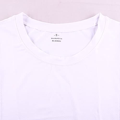 Ychnaim Men's Sleeveless Muscle Stringer Tank Top Cut Open Gym Training Bodybuilding Vest Shirts Color White Size L