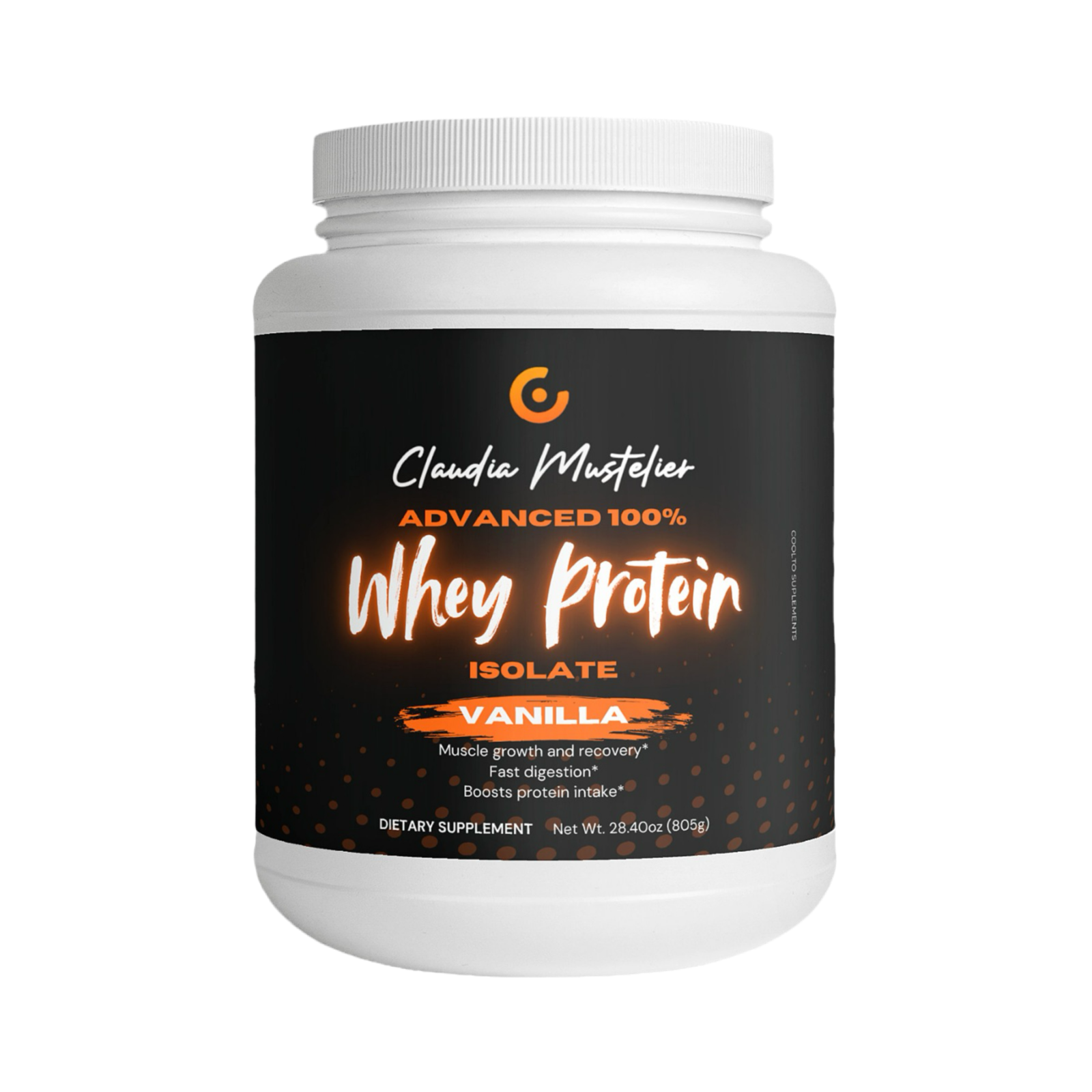 Whey protein Claudia mustelier