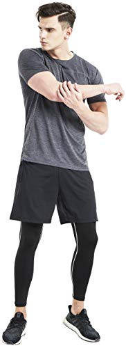 Akilex Mens Running Dry Fit T-Shirt Athletic Outdoor Short Sleeve Comfortable Sports Top