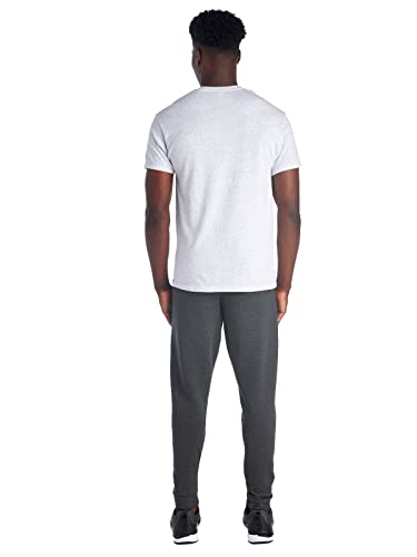 Jerzees Men's NuBlend Fleece Joggers & Sweatpants, Joggers-Heather Black, Small