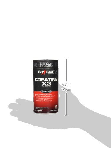 Six Star Creatine Pills Post Workout X3 Cápsulas de creatina, mezcla de monohidrato de creatina, recuperación muscular y desarrollo muscular para hombres y mujeres, suplementos de creatina, 20 porciones