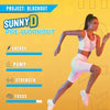 Ryse Project Blackout Pre Workout | Pump, Energy, Strength | Caffeine, Vitacholine, Nitrates, and Theobromine | 25 Servings (Sunny D Tangy Original)