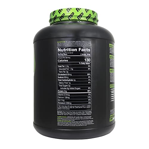Muscle Pharm Combat 100% Whey, Chocolate Milk - 5 lb Protein Powder - Gluten Free - 70 Servings