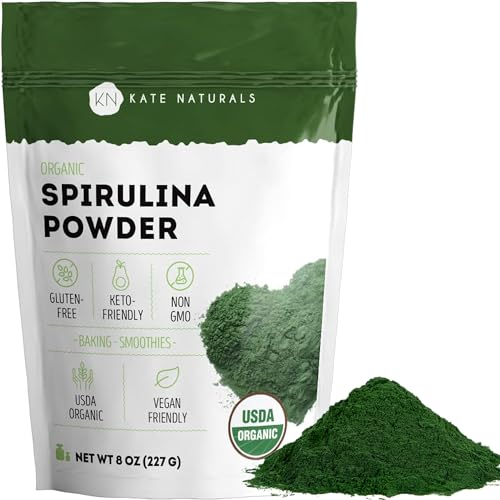 Kate Naturals Organic Spirulina Powder, 8 oz