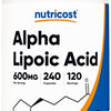 Nutricost Alpha Lipoic Acid 600mg Per Serving, 240 Capsules - Gluten Free, Vegetarian Capsules, Soy Free & Non-GMO