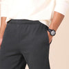 Amazon Essentials Men's Joggers Sweatpants, Fleece, Washed Black, Large, Comfortable Fit