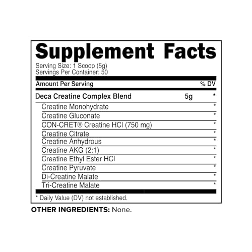 Primaforce Creatine-X 250 Grams - High-Performance 10 Creatine Complex - Unflavored
