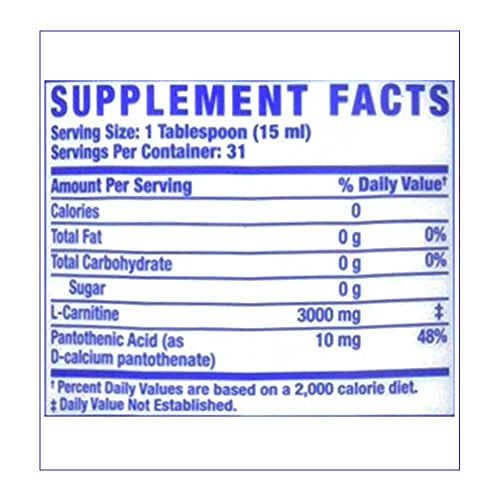 Ronnie Coleman Signature Series L-Carnitine XS 3000 Líquido, metabolismo de aminoácidos y apoyo a la fuerza muscular magra, sin estimulantes, sin azúcar, cero carbohidratos, bayas mixtas, 16 oz