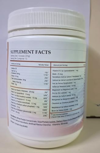 ENERGYA FORTIFOOD High Protein Powder 63g, Taste Best Whey & Plant Protein + Prebiotic Fiber, 24 Vitamins Minerals for Muscle, Metabolic & Women Health, Recovery, Immunity