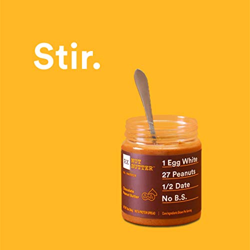 RX Nut Butter Mantequilla de maní, 9 g de proteína, refrigerios sin gluten, chocolate (2 frascos)