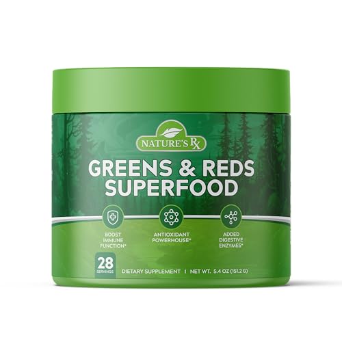 Nature’s RX Greens & Reds Superfood, 28 Servings