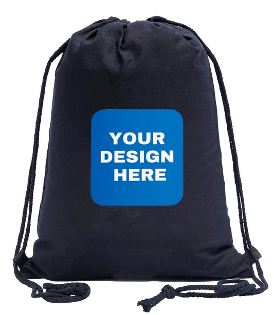 Mato & Hash Custom Cotton Drawstring Backpacks, Your logo here Custom Cinch Sacks