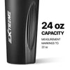 EXTREME Classic Shaker Bottle with Wire Whisk, Perfect for Protein Shakes and Pre Workout, Leak Proof Shaker Cups, BPA Free, Dishwasher SAFE, 24 Ounce, Black