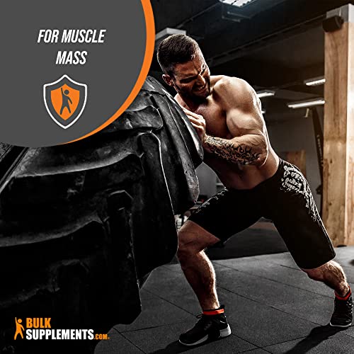 BULKSUPPLEMENTS.COM Monohidrato de creatina en polvo - 5 g (5000 mg) de creatina micronizada en polvo por porción, creatina preentrenamiento, creatina para desarrollar músculo, monohidrato de creatina 500 g (1,1 libras)