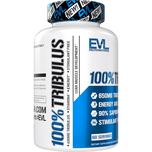 Invigorating Pure Tribulus Terrestris for Men - Performance Maximizing Testosterone Booster Tribulus Terrestris Supplement with 90% Saponins - Plant Based Stamina Strength and Energy Pills for Men