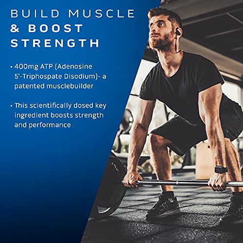 Muscle Builder | MuscleTech Muscle Builder | Muscle Building Supplements for Men & Women | Nitric Oxide Booster | Muscle Gainer Workout Supplement | 400mg of Peak ATP for Enhanced Strength, 30 Pills