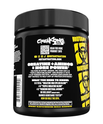 Mutant CREAKONG CX8 | Advanced Creatine Multiplier | Creatine + Amino Acid Supplement - 249 g | 30 Serving