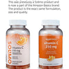 Amazon Basics Vitamin C 250 mg Gummy, Orange, 150 Gummies (2 per Serving), Immune Health (Previously Solimo)