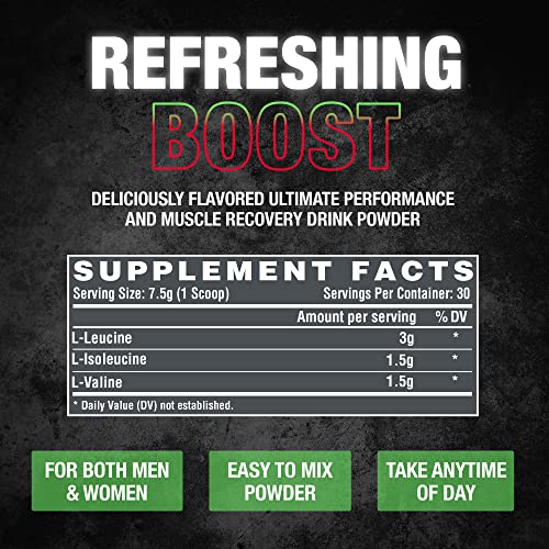 Nutrex Research - BCAA en polvo 6000 aminoácidos - 0.21 oz de suplemento de aminoácidos BCAA para recuperación post-entrenamiento y crecimiento muscular - Bebida de recuperación de entrenamiento de energía amino (sandía - 30 porciones)