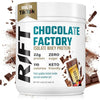 RIFT Chocolate 100% Whey Protein Powder - Voted The Best Tasting - No Artificial Flavors or Sweeteners - Keto Friendly with 0g Sugar - Supports Muscle Recovery & Growth [14.8oz]