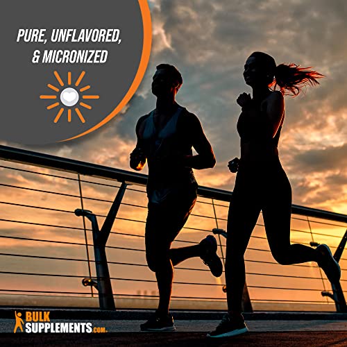 BULKSUPPLEMENTS.COM Monohidrato de creatina en polvo - 5 g (5000 mg) de creatina micronizada en polvo por porción, creatina preentrenamiento, creatina para desarrollar músculo, monohidrato de creatina 500 g (1,1 libras)