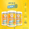 Ryse Project Blackout Pre Workout | Pump, Energy, Strength | Caffeine, Vitacholine, Nitrates, and Theobromine | 25 Servings (Sunny D Tangy Original)