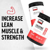 FORCE FACTOR Creatine Monohydrate, Creatine Powder for Muscle Gain, More Strength, and Faster Workout Recovery, Clinically Studied Micronized Creatine 5g Dose Per Serving, Unflavored, 60 Servings
