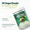 Purely Inspired Organic Green Powder Smoothie Mix, Unflavored (24 Servings) - Probiotics for Digestive Health with Spirulina & Chlorella for Gut Health - Vegan & Gluten-Free