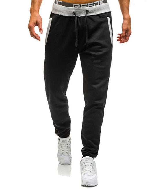 BUXKR Men's Sweatpants for Jogging Casual Joggers Pants for Gym Running or Athletic Workout,Black,S