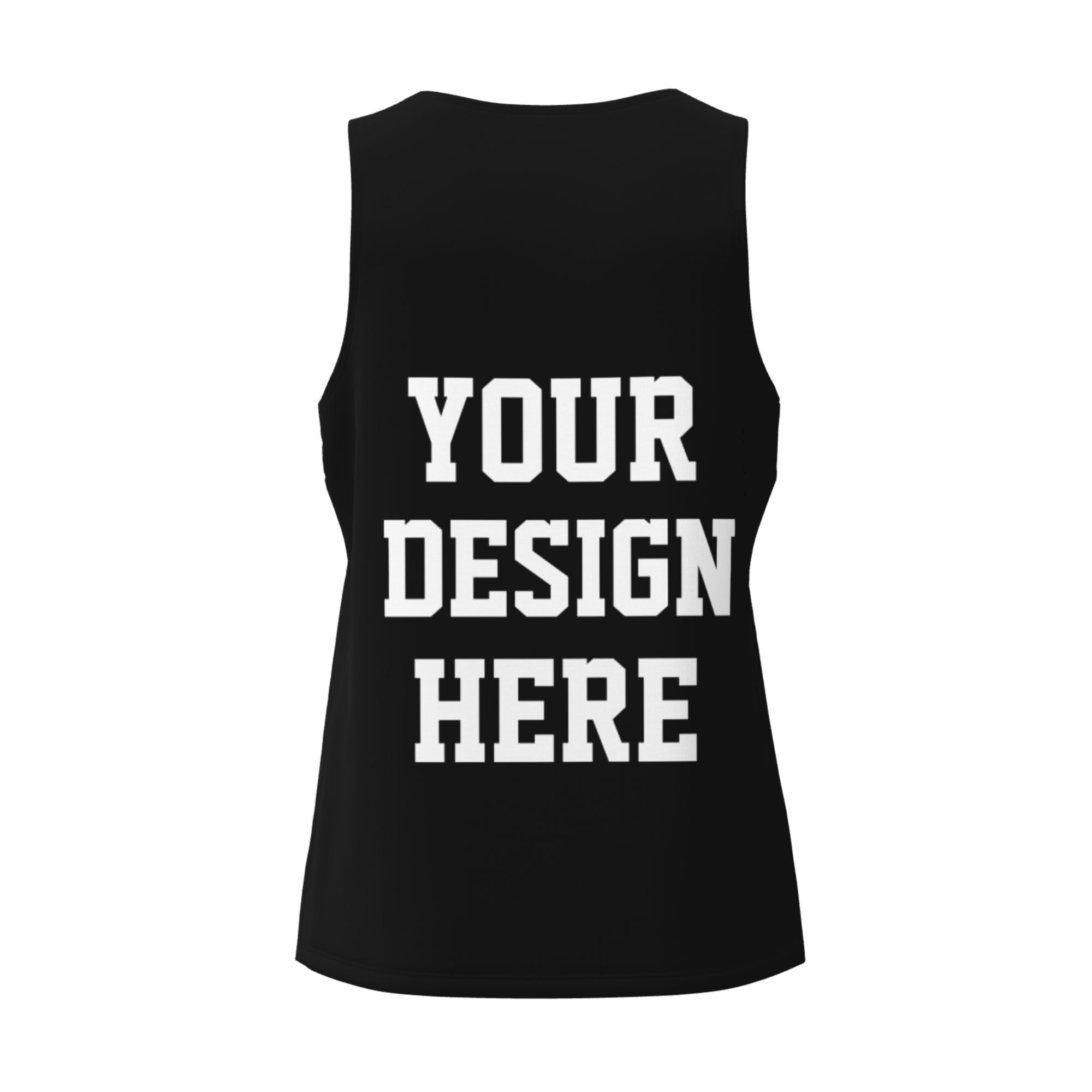 Custom Tank Top Your Design Here Customized Shirt Personalized Tank Top for Gym Running Custom Tank Tops Black Medium