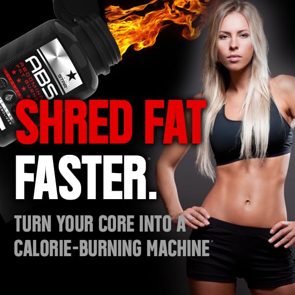 Rockstar Abs – Thermogenic Ab Fat Burner, Hyper Metabolizer for Belly Fat & 6 Pack Support, Weight Loss, Energy & Metabolism Booster Pills for Men & Women – Targeted Abdominal Fat Loss Supplement