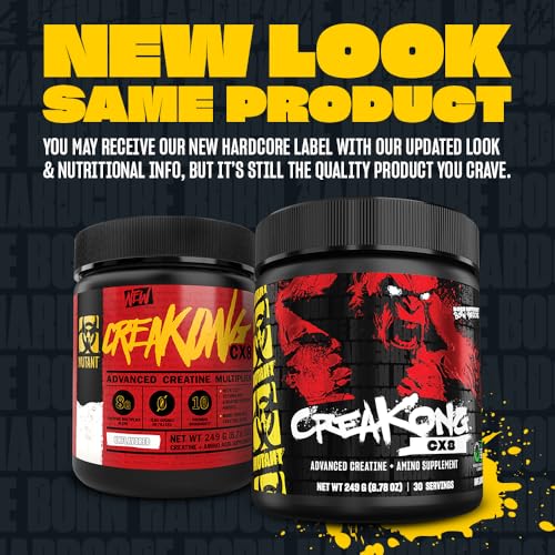 Mutant CREAKONG CX8 | Advanced Creatine Multiplier | Creatine + Amino Acid Supplement - 249 g | 30 Serving