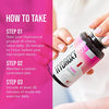 Hydroxycut + Pastillas para mujeres con biotina y colágeno | Cabello, Uñas y Vitaminas para la Piel | Suplemento de hierro | Pastillas energéticas, 60 unidades (paquete de 2)